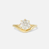 Front view of Mena Ring / Prong Set by Ciara Alice