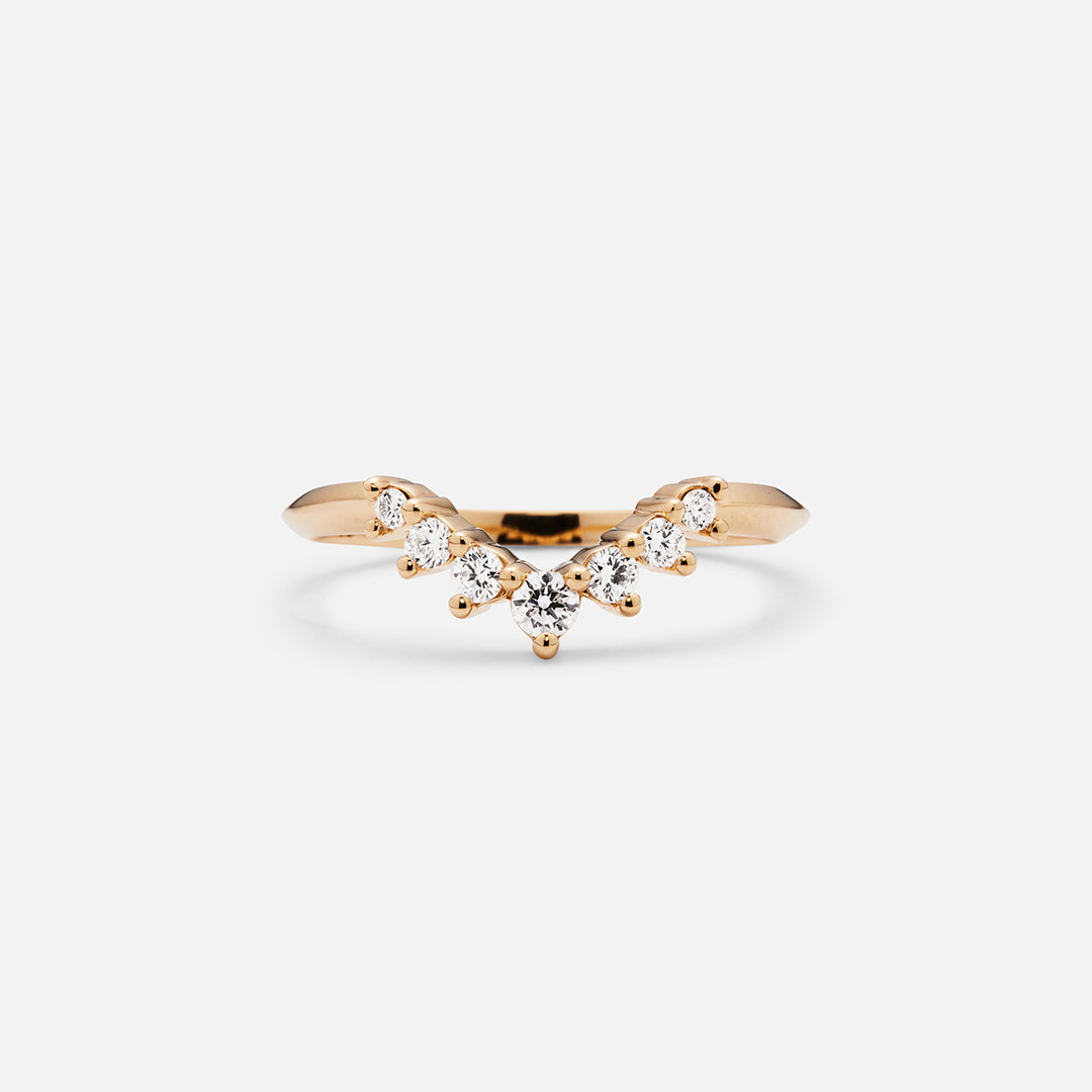 Noon / White Diamond Band By Casual Seance in WEDDING Category