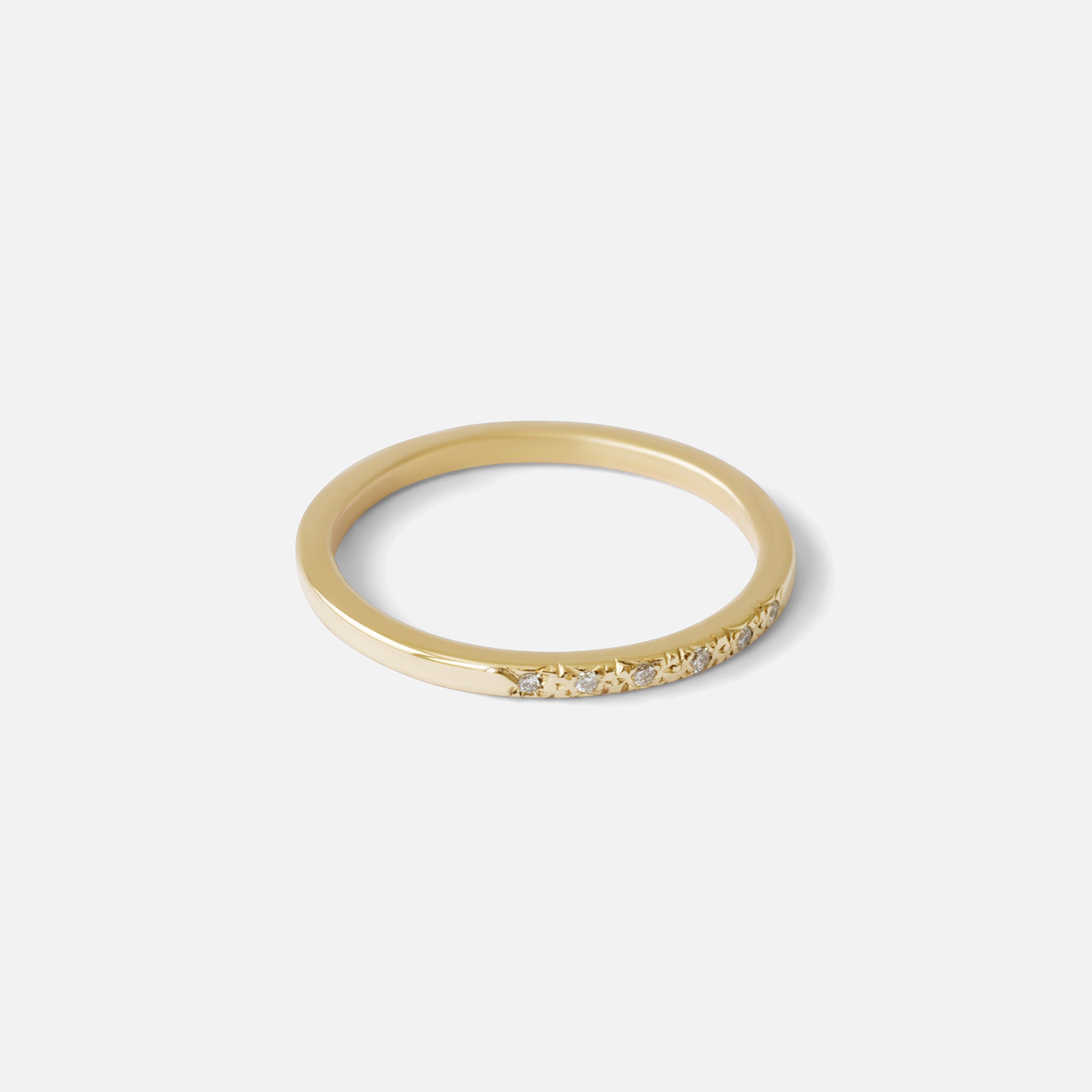 Diamond Flat Band By Nishi in rings Category