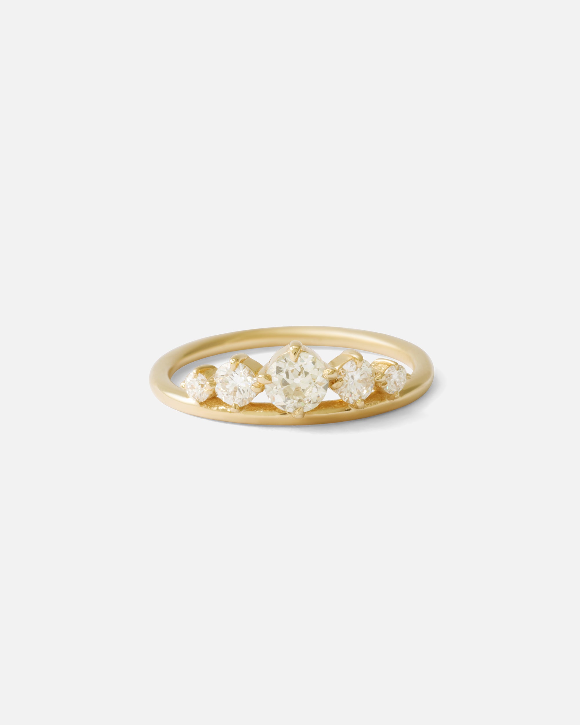 5 Stone Diamond Ring By Nishi