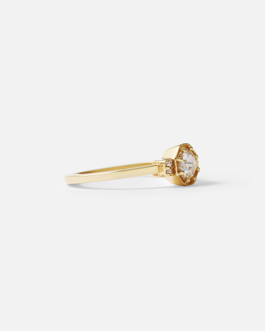 Rose Cut Diamond Octagon / Ring By Nishi in ENGAGEMENT Category
