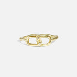 Double Link Diamond Band
