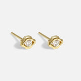 Side view of Fes Diamond / Studs by Nishi