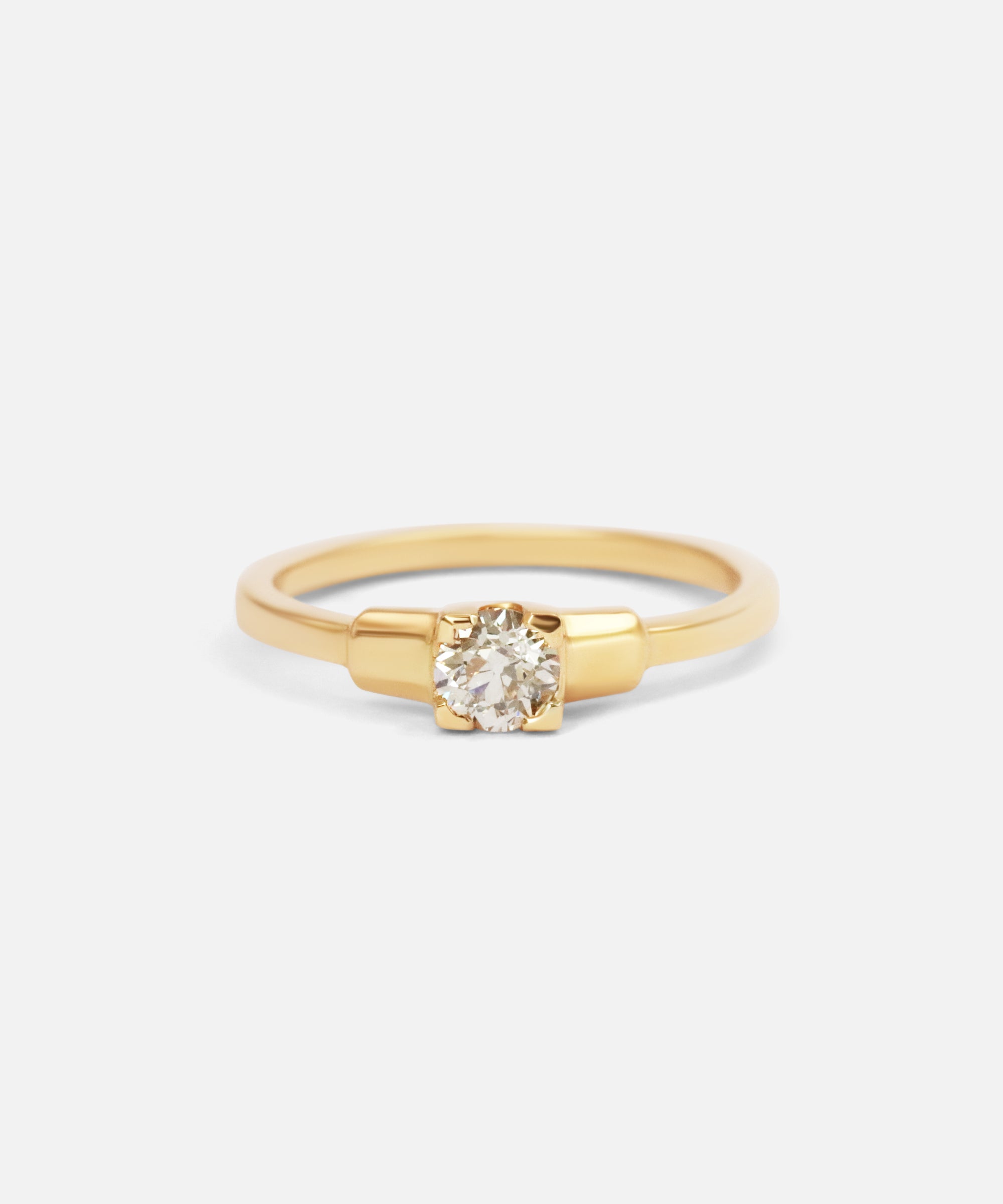 Frame Ring / Old Mine Diamond By Nishi