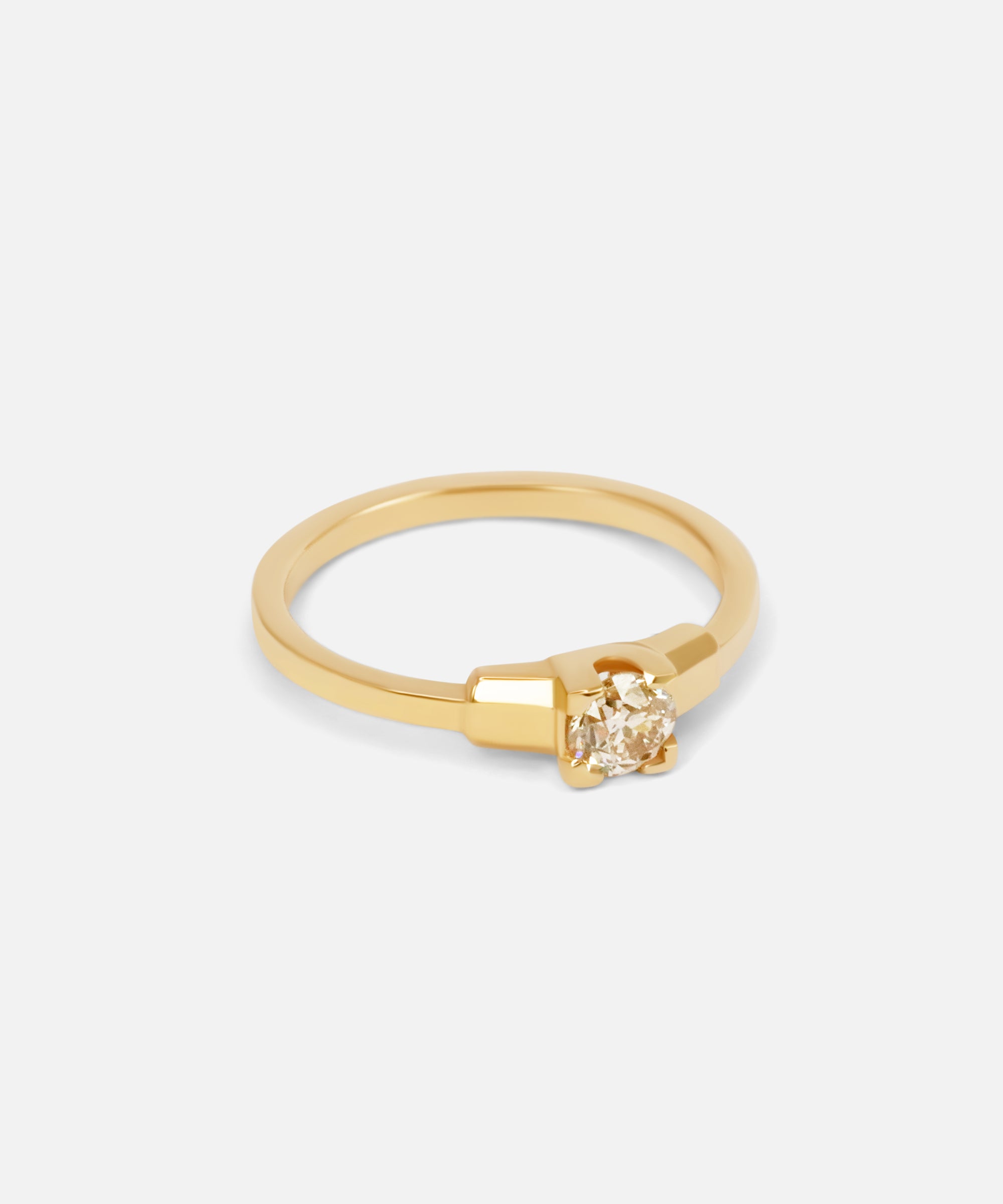 Frame Ring / Old Mine Diamond By Nishi