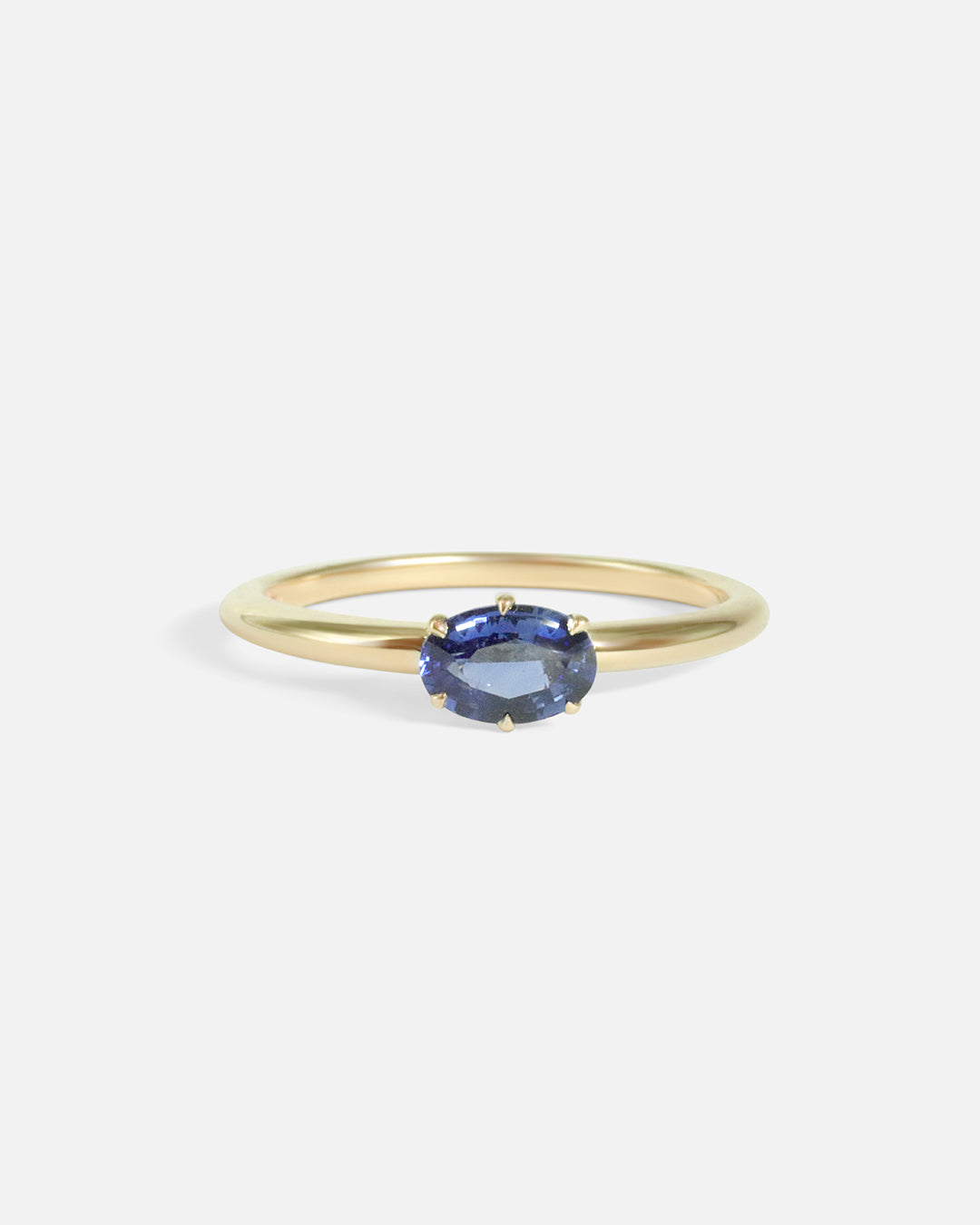 Front view of Sol Sapphire Ring by Nishi