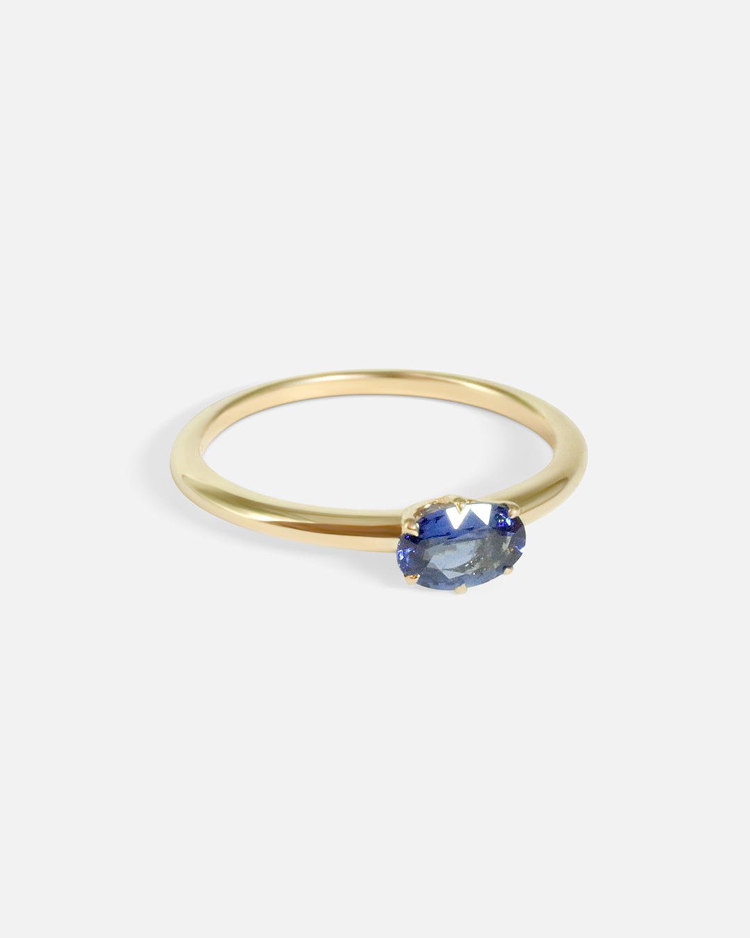 Side view of Sol Sapphire Ring by Nishi
