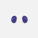 Front view of Nugget / Doublet Earrings by Hiroyo Jewelry