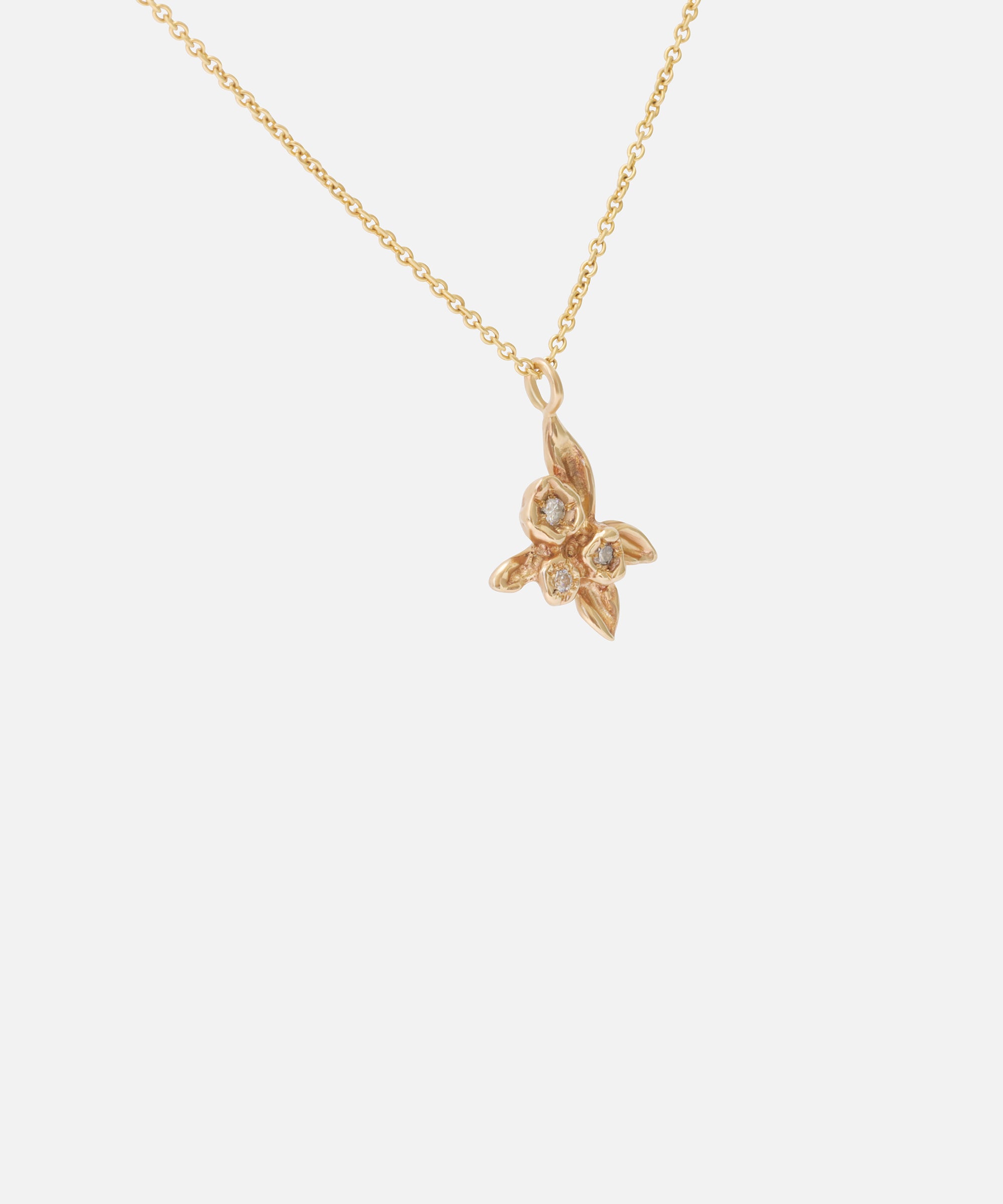 Side view of Bunch / Diamond Pendant By O Channell Designs
