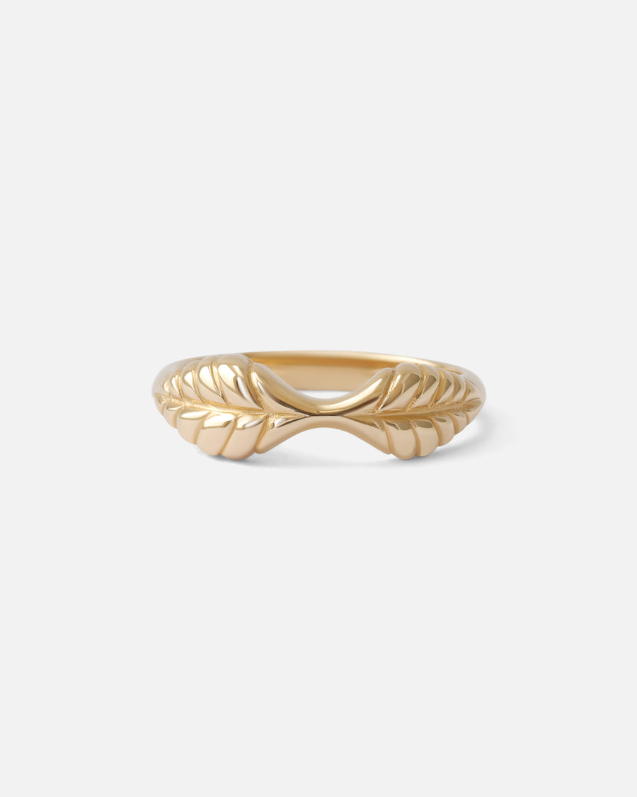 Double Leaf Stacker / Ring By O Channell Designs in rings Category