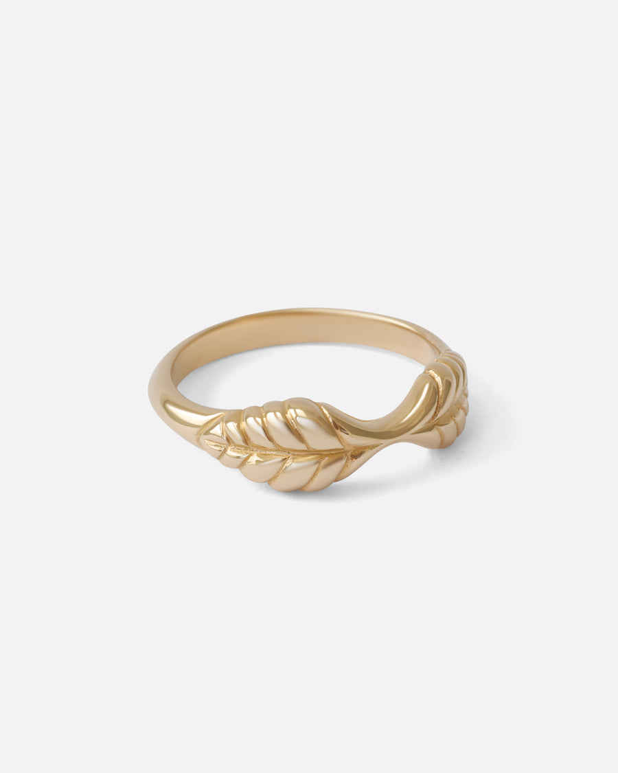 Double Leaf Stacker / Ring By O Channell Designs in rings Category