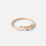 Side view of Mirror Ring 1 / Diamond By O Channell Designs