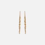 Front view of Rough Water Stick Drop Earrings By O Channell Designs