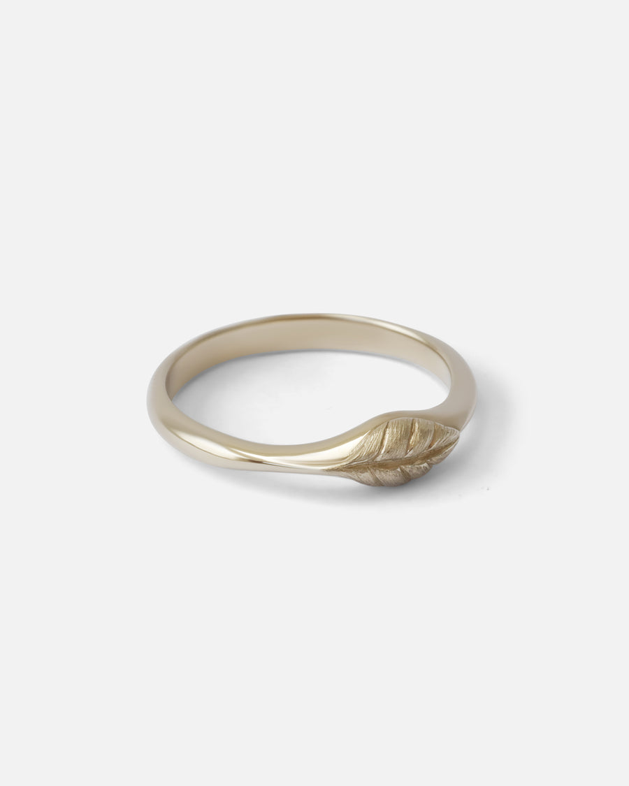 Single Leaf Stacker / Ring By O Channell Designs in rings Category