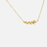 Side view of Branch Station Necklace by O Channell Designs