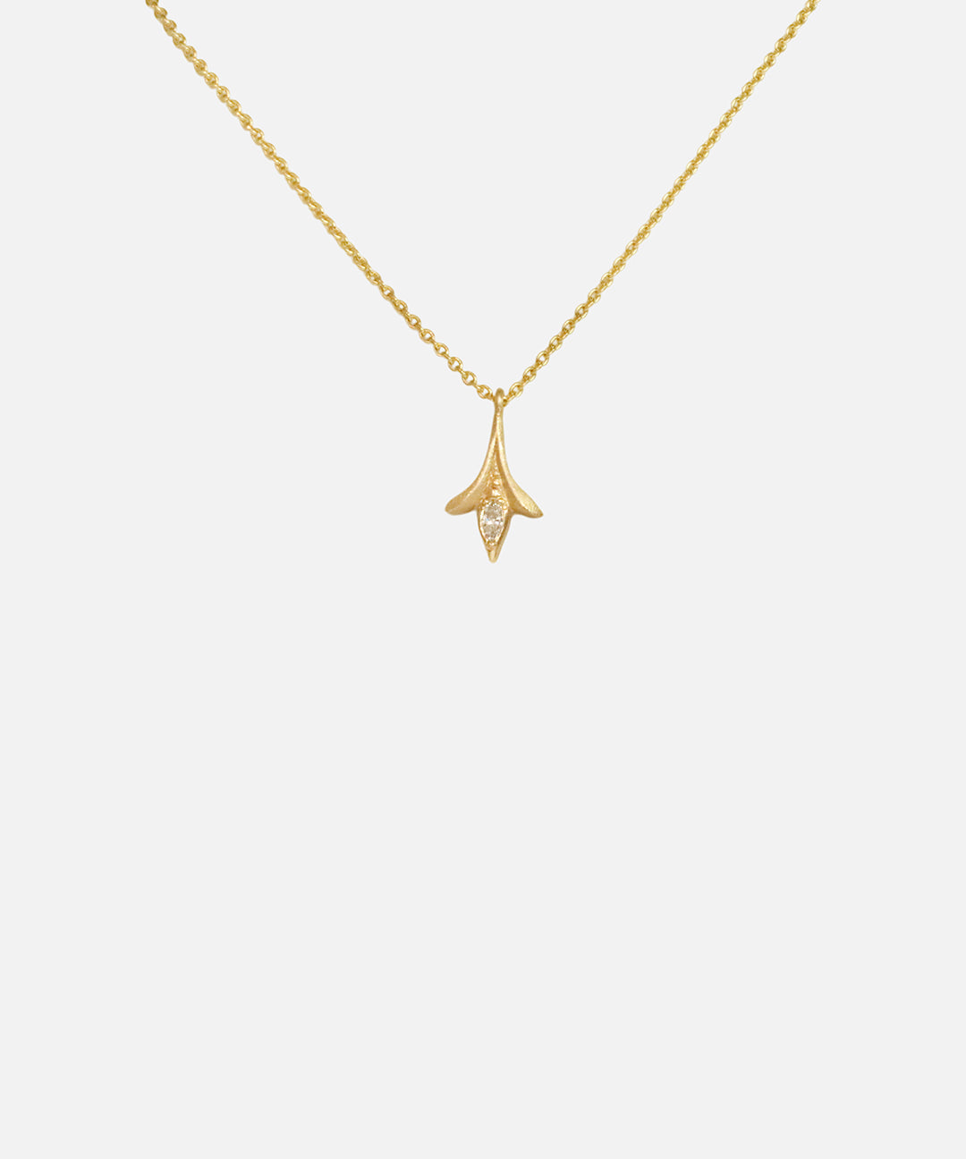Front view of Fragment Pendant / Marquise Diamond by O Channell Designs