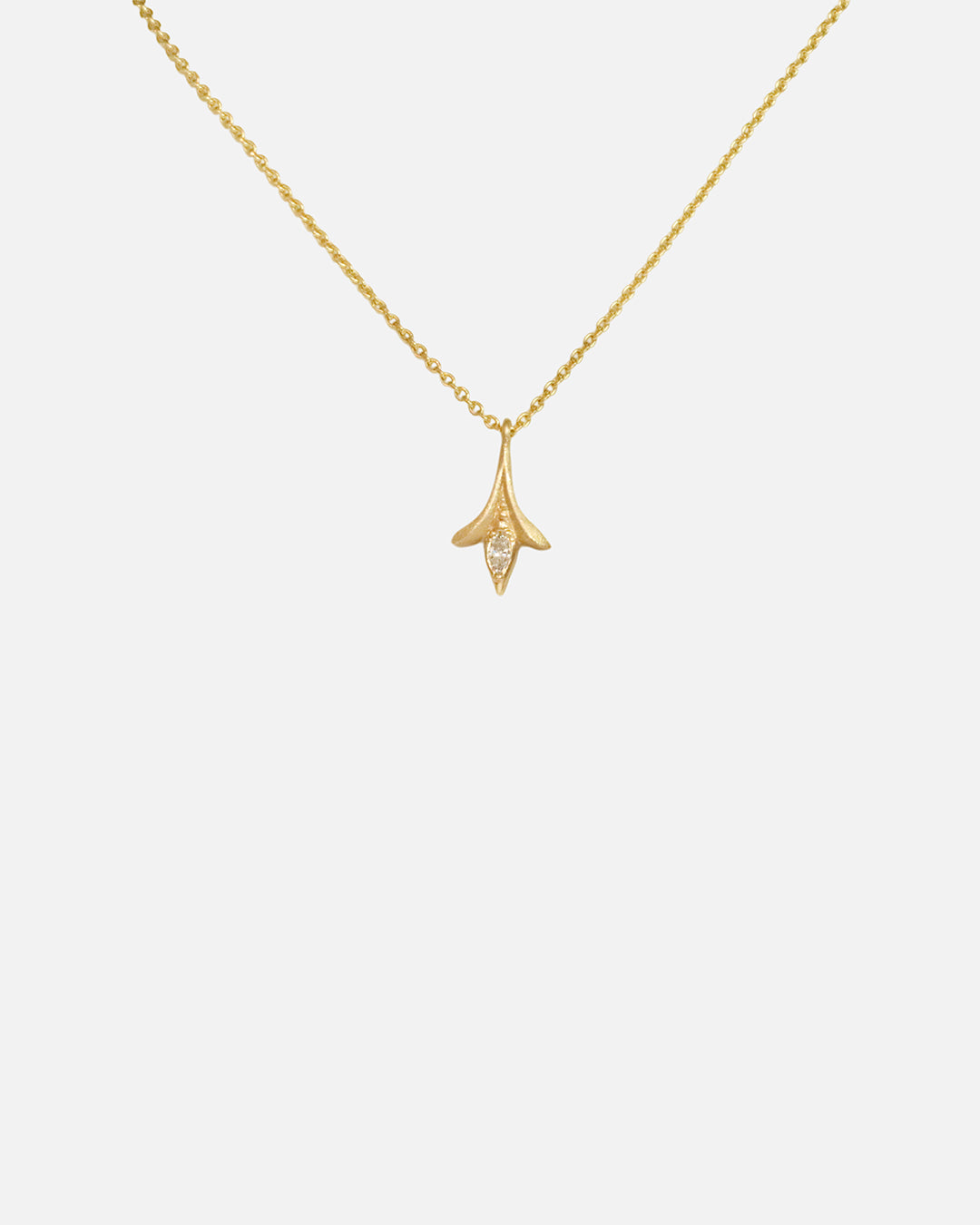 Front view of Fragment Pendant / Marquise Diamond by O Channell Designs