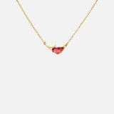 Front view of Fragment Necklace / Pink Tourmaline by O Channell Designs
