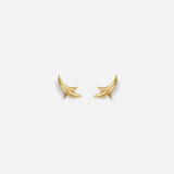 Alternate front view of Mirror Fragment Studs by O Channell Designs
