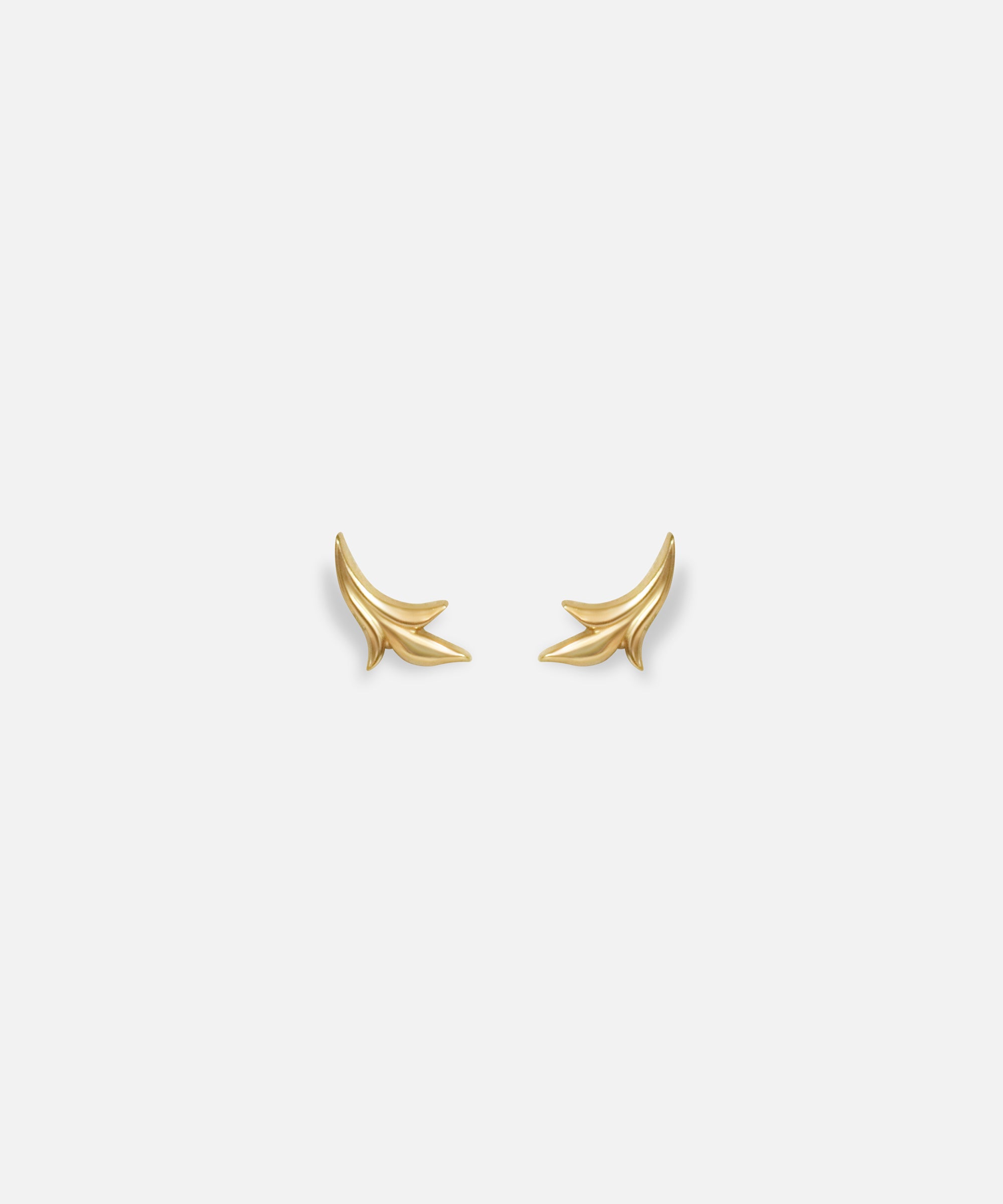 Alternate front view of Mirror Fragment Studs by O Channell Designs