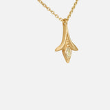 Close side view of Fragment Pendant / Marquise Diamond by O Channell Designs