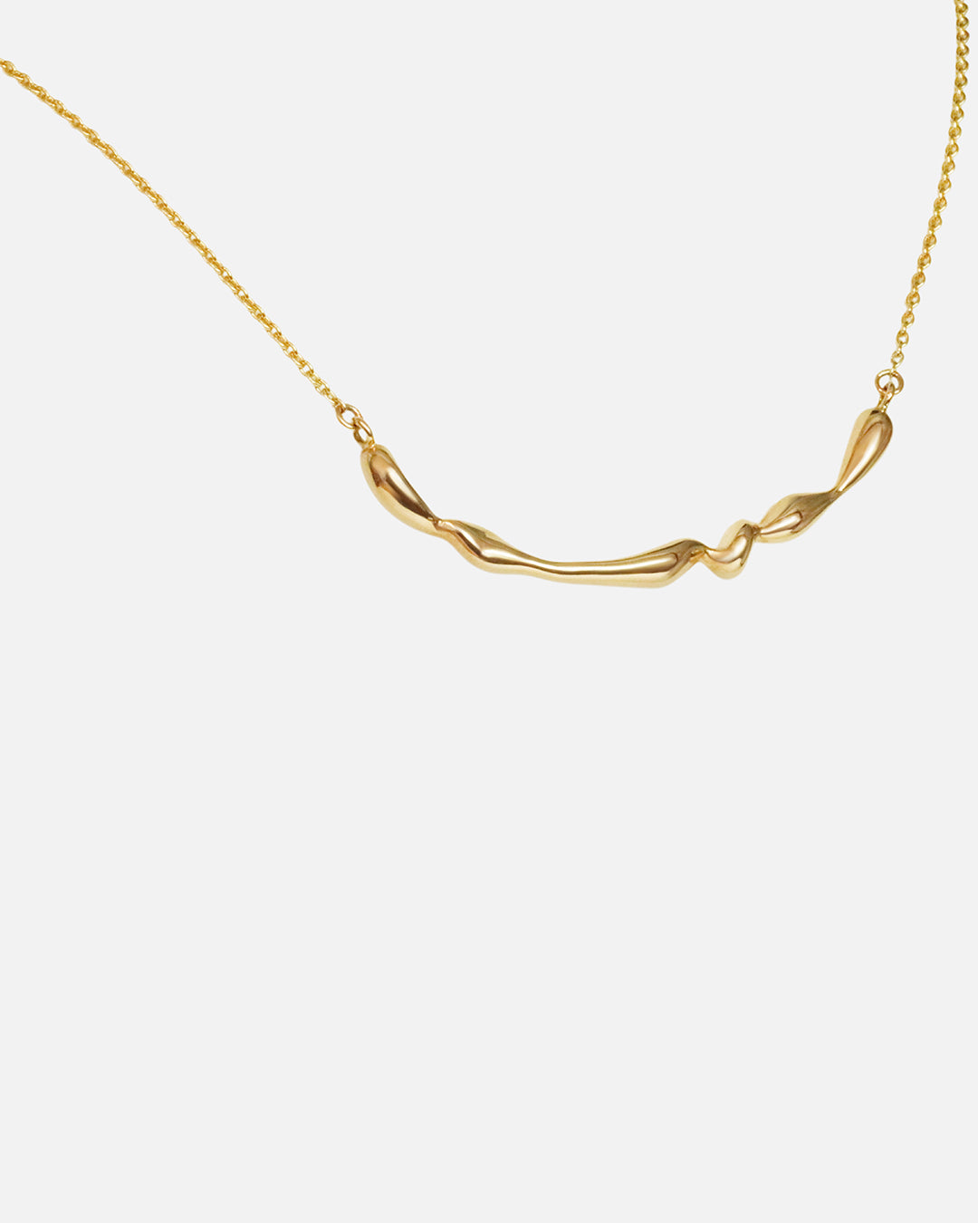 Side view of Fountain Necklace by O Channell Designs