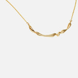 Side view of Fountain Necklace by O Channell Designs