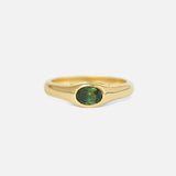 Front view of Reba / Australian Sapphire Ring by Ruoria