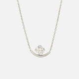 Front view of Hera / Diamond Charm Necklace