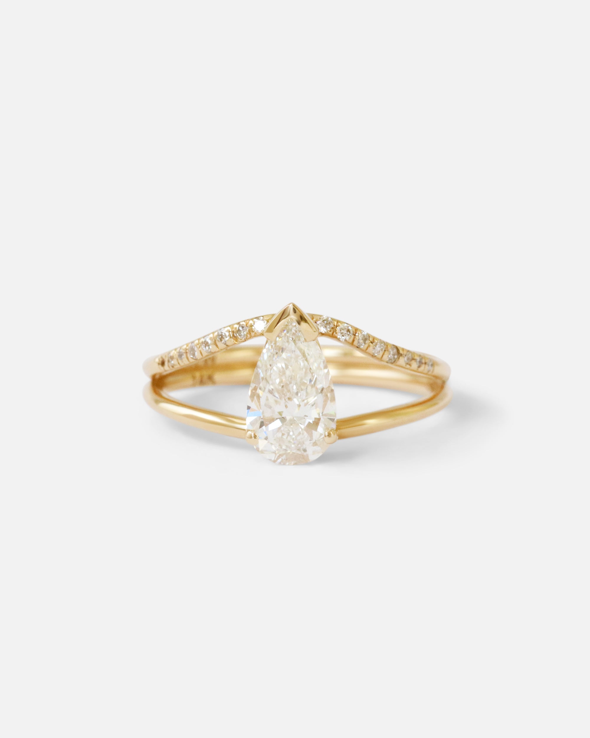Rhea / Pear By Ruowei in Engagement Rings Category