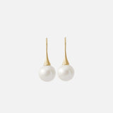 WeiWave / Solo Round Pearl Earrings By Ruoria