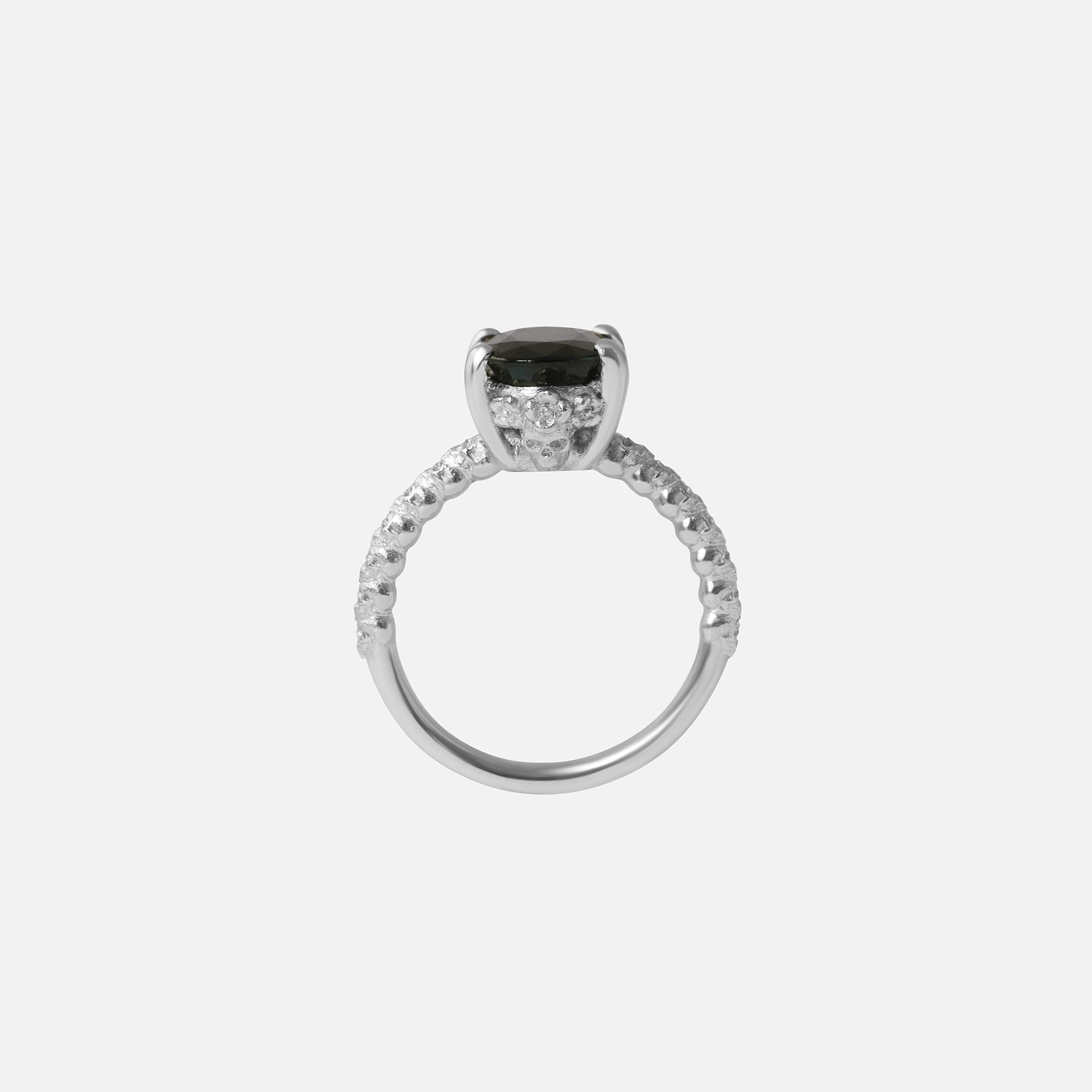 Oval Sapphire / Ring By fitzgerald jewelry in ENGAGEMENT Category