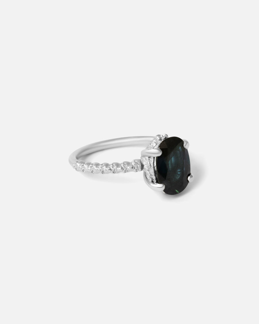 Oval Sapphire / Ring By fitzgerald jewelry in ENGAGEMENT Category