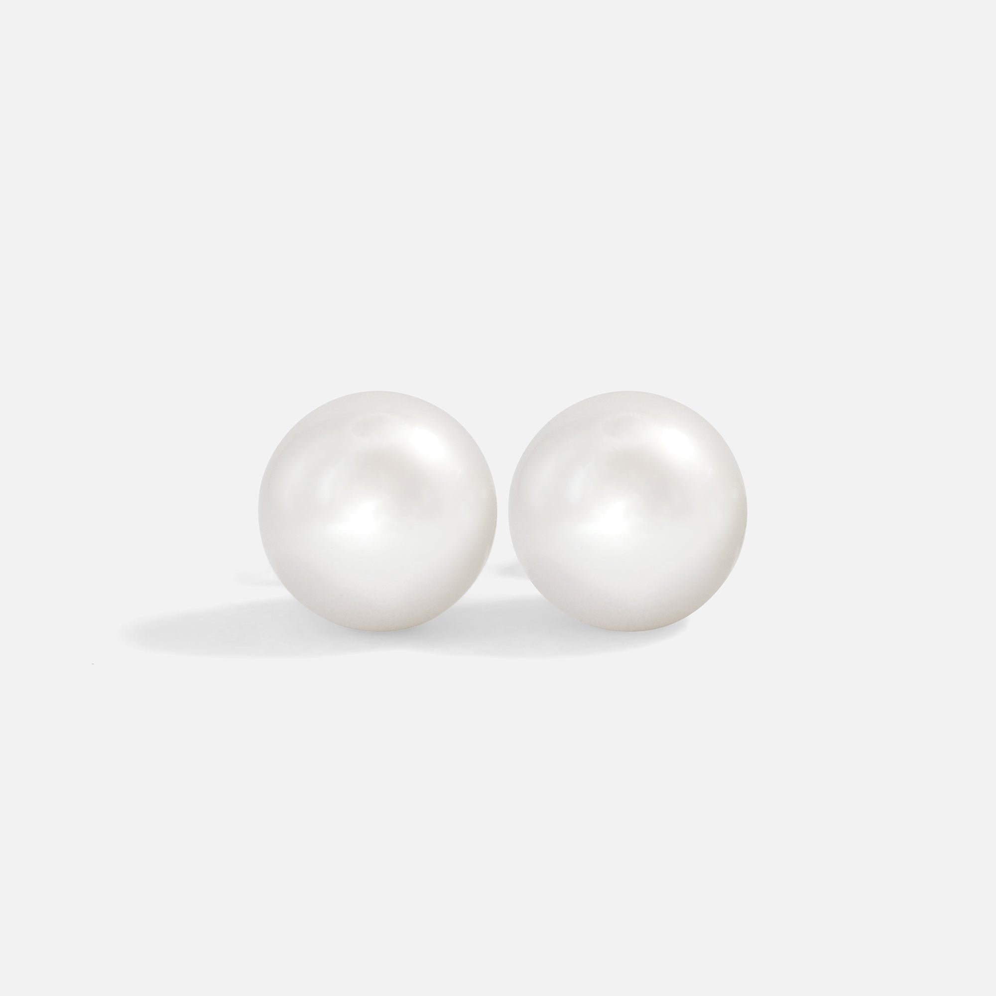 Front view of Classic Pearl Studs