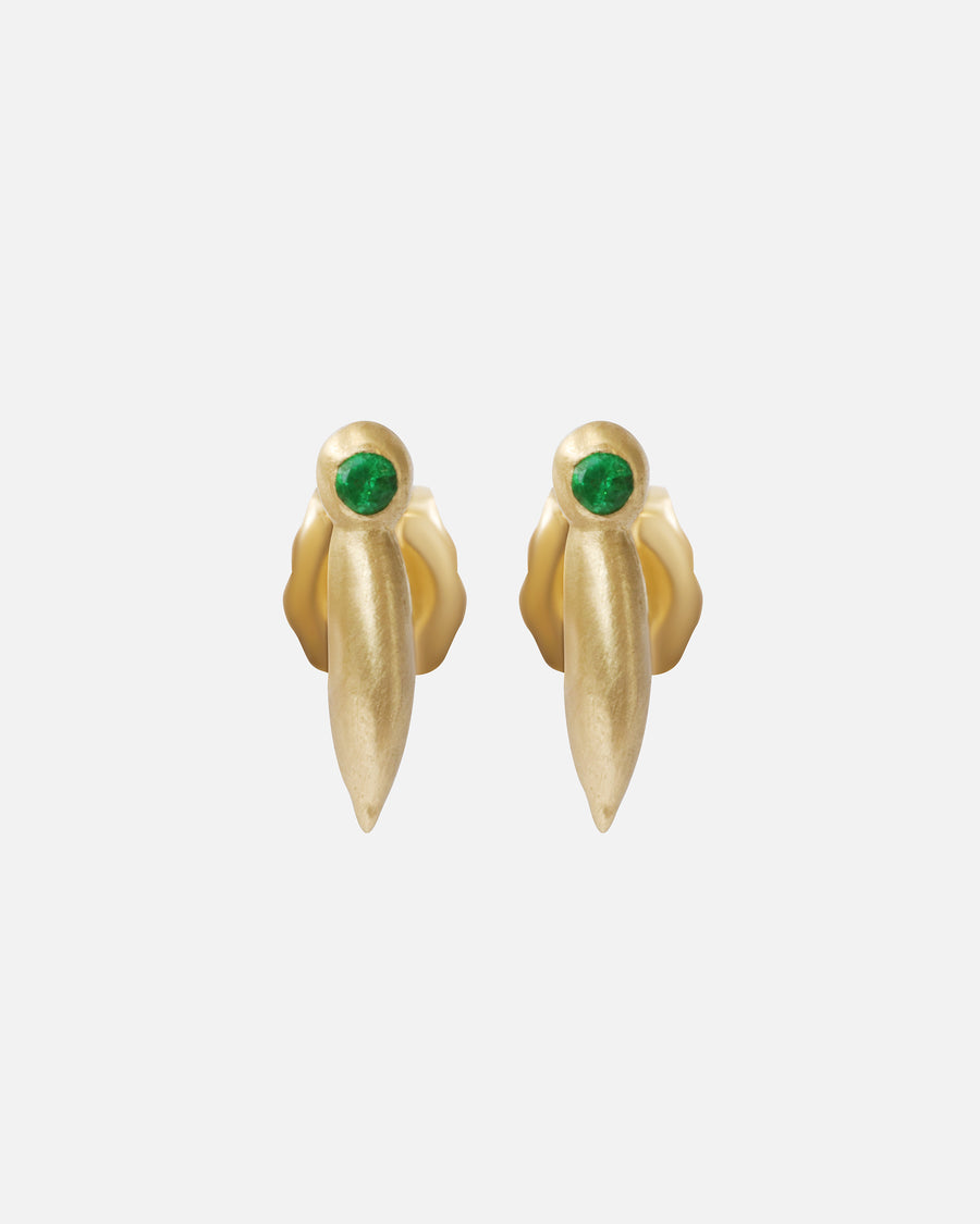 Emerald Bug / Studs By Tricia Kirkland in earrings Category