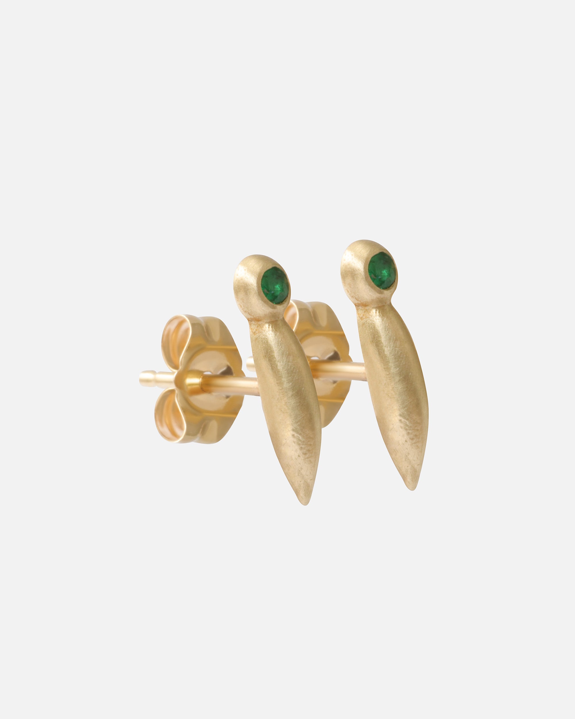 Emerald Bug / Studs By Tricia Kirkland in earrings Category
