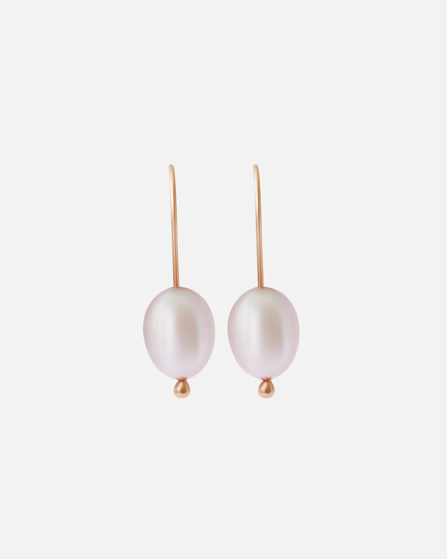 Pink Pearl / Drop Earrings By Tricia Kirkland in earrings Category