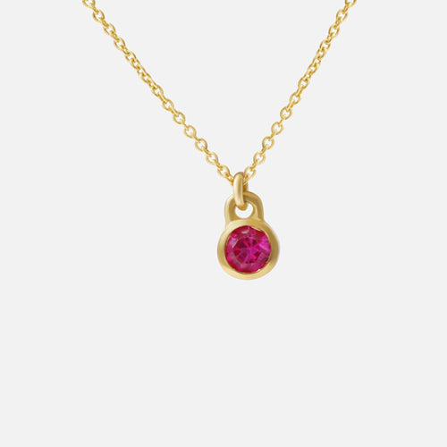 Ruby / Necklace By Tricia Kirkland in pendants Category
