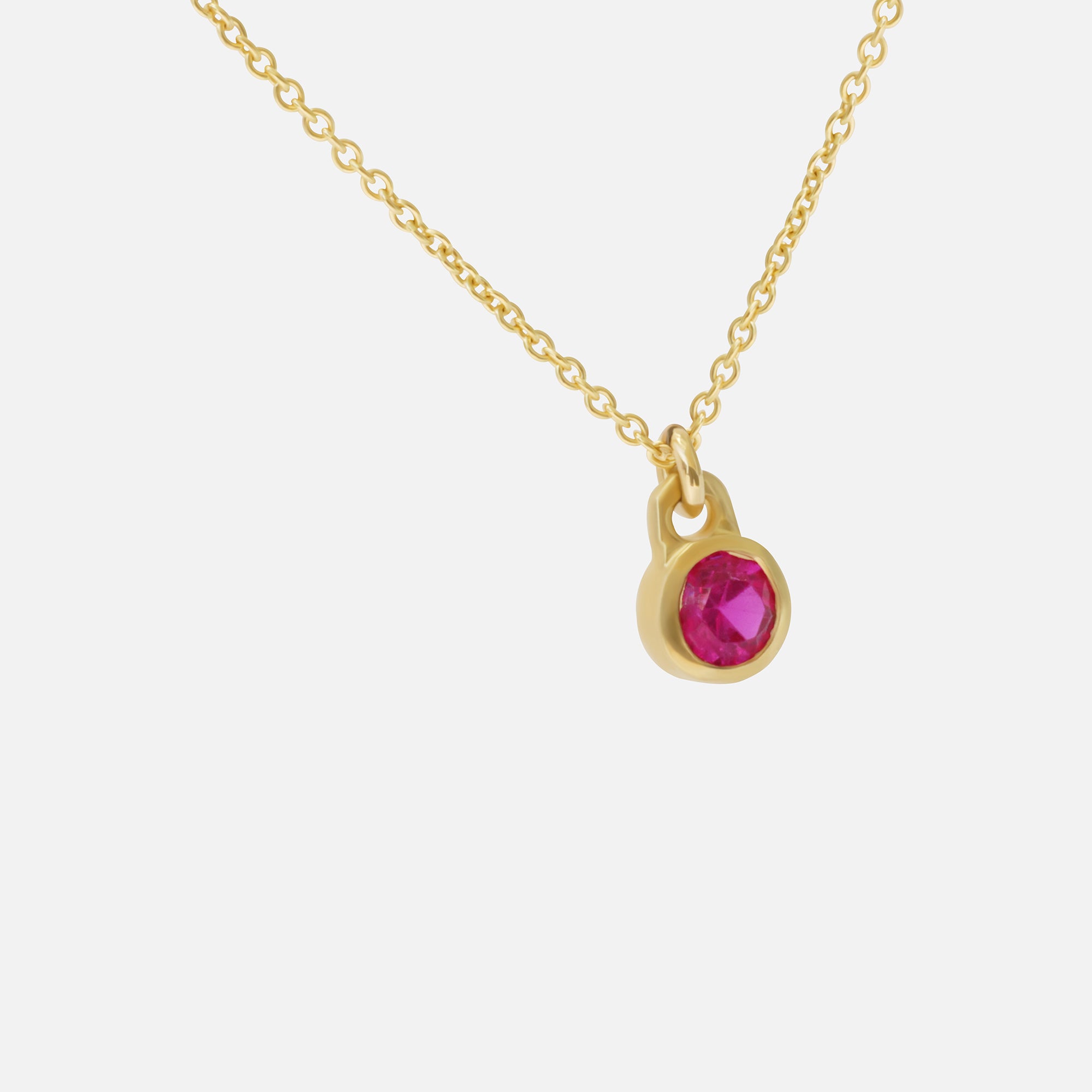Ruby / Necklace By Tricia Kirkland in pendants Category
