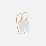 Swan Blue Chalcedony Earrings By Tricia Kirkland in earrings Category