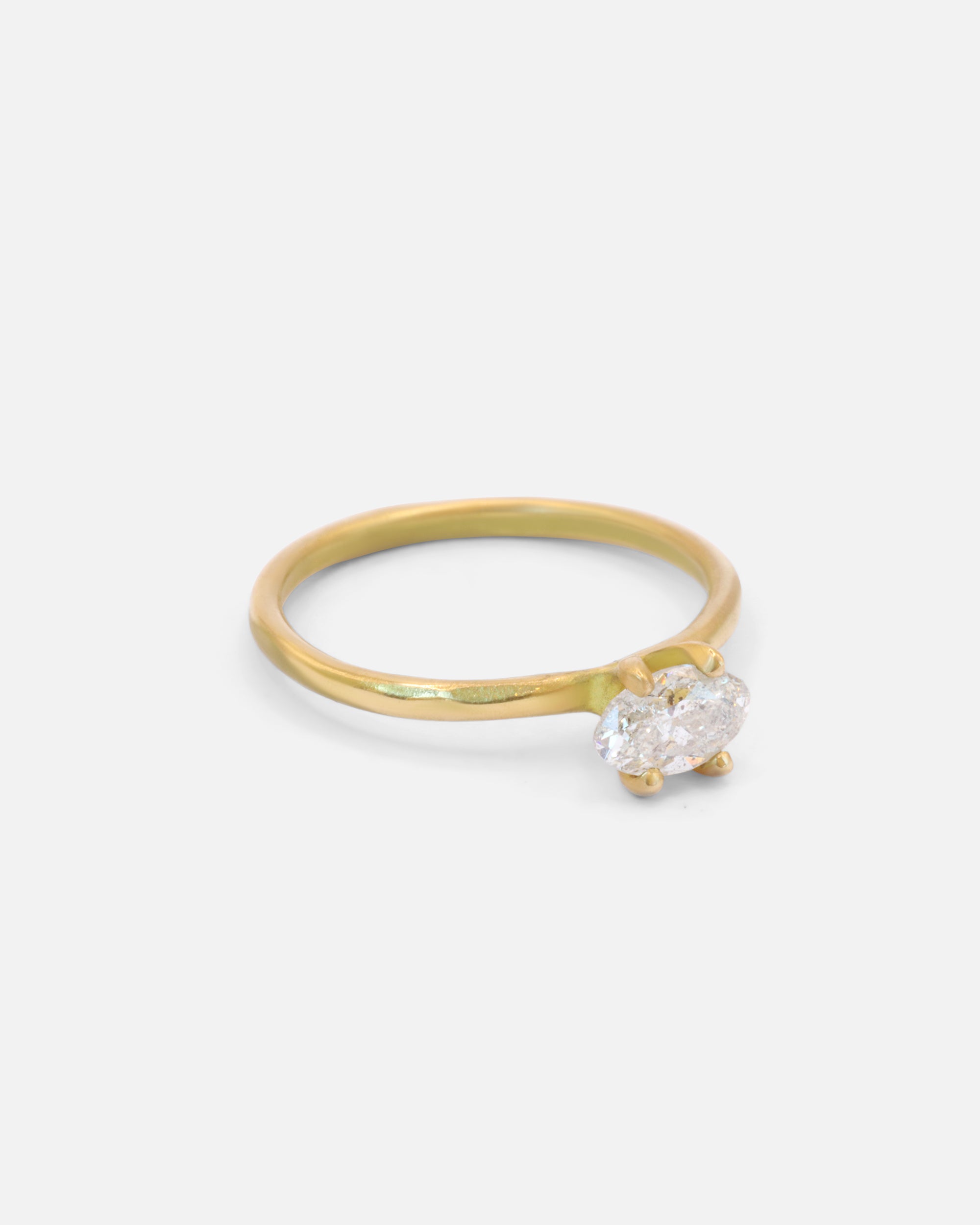 Side view of Stello / Warm Marquise Ring