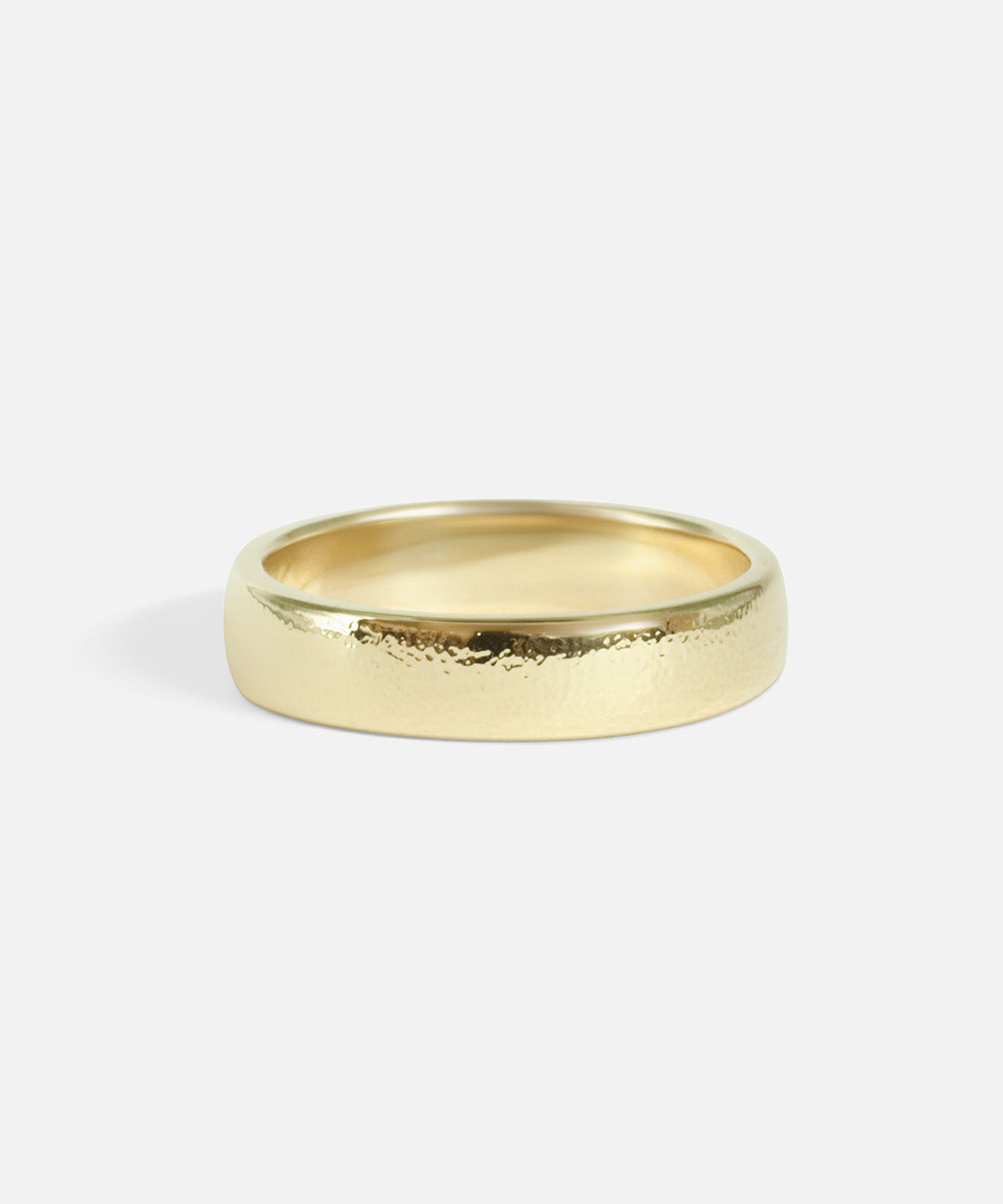 Front view of All that Glimmers Band / 5mm in 14k yellow gold by Young Sun Song