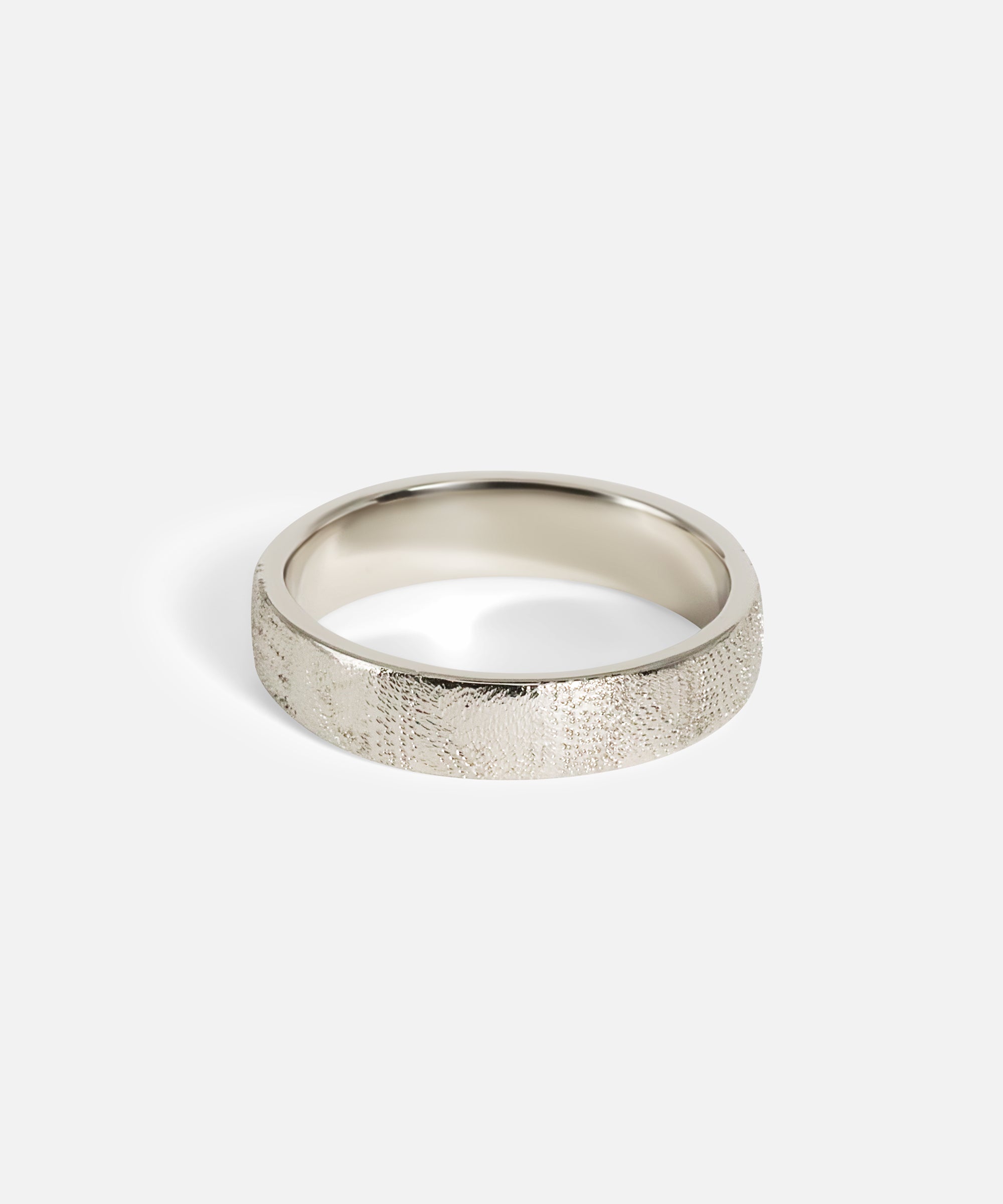 Side view of All That Glitters Band / 5mm in platinum by Young Sun Song