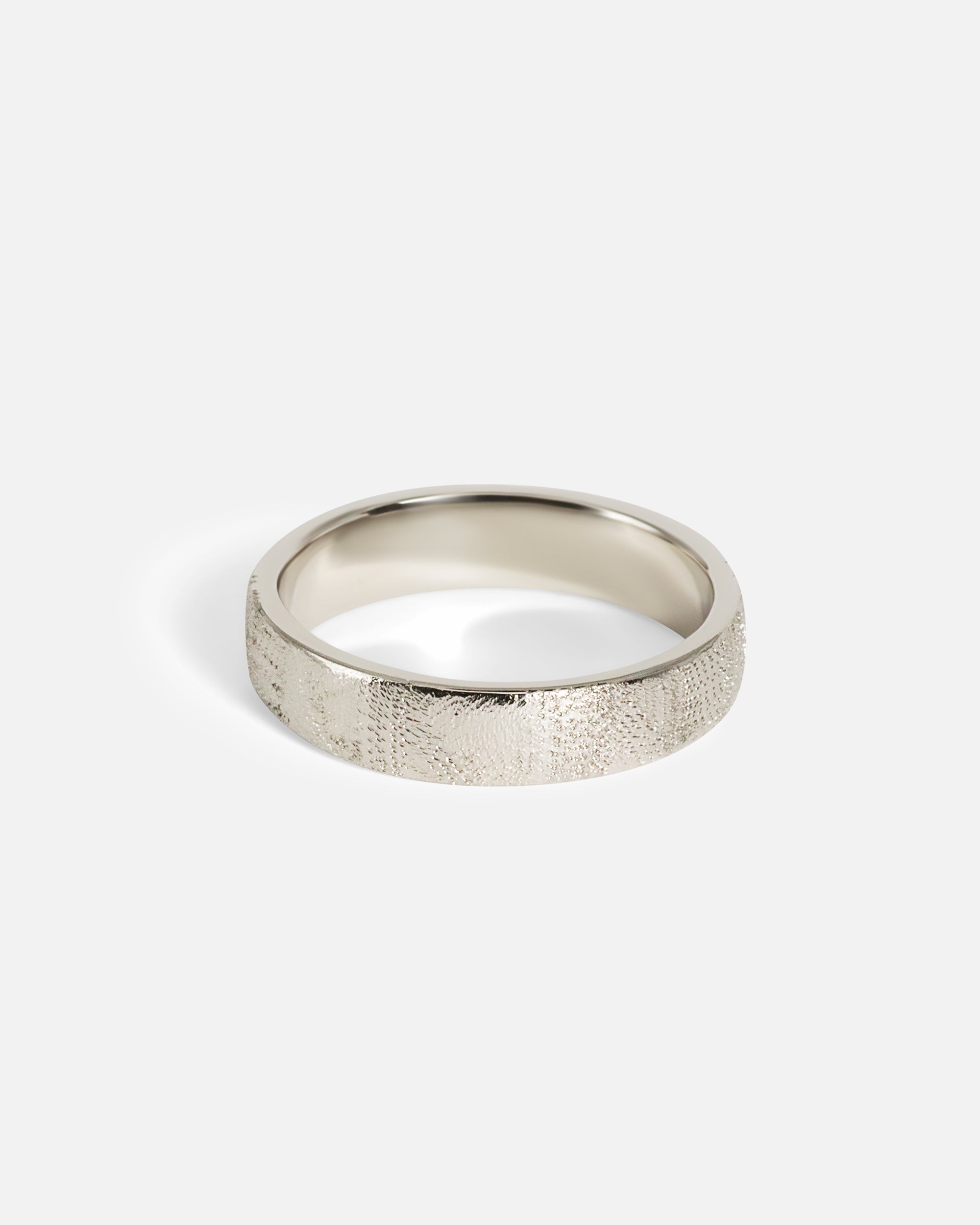 Side view of All That Glitters Band / 5mm in platinum by Young Sun Song