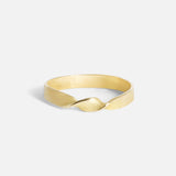 Front view of Double Twist Ring by Young Sun Song