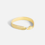 Side view of Double Twist Ring by Young Sun Song