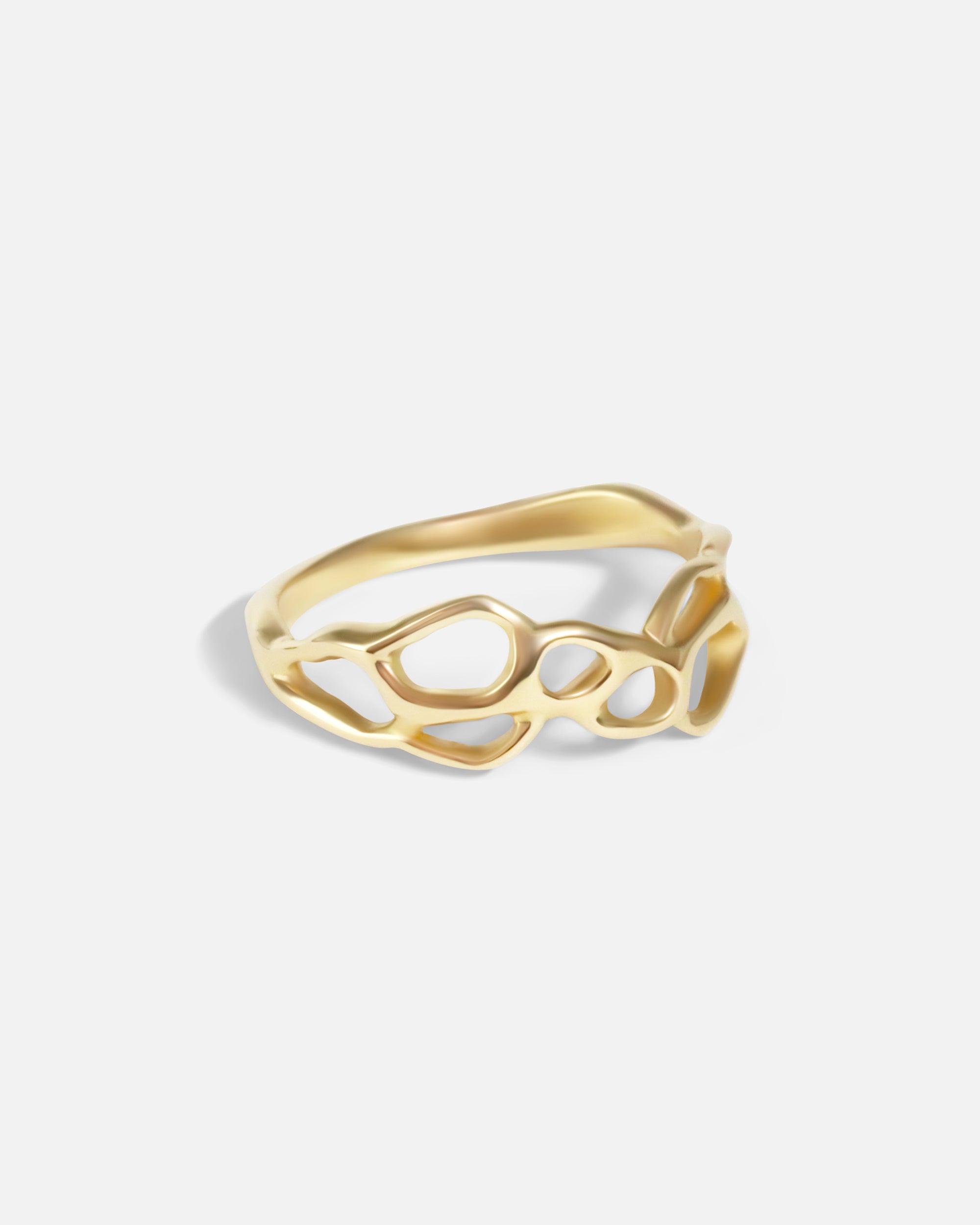 Side view of Expanded White Water Ring by Young Sun Song