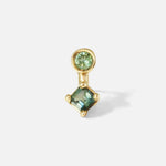 Front view of Canis Minor Sapphire Stud I