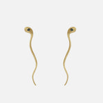 Ornata Ophidia Earrings / Green Sapphires By Ides
