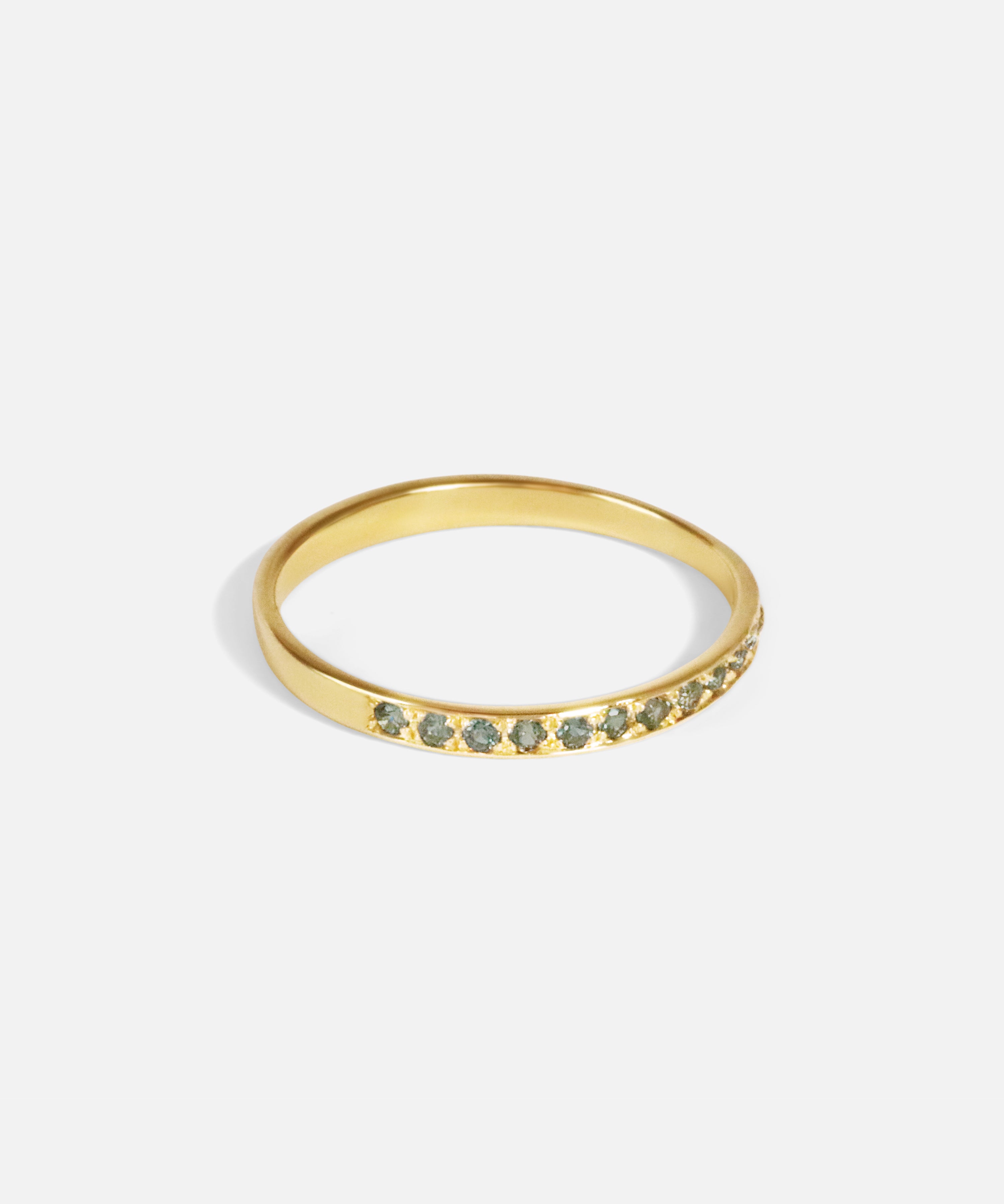 Side view of Precision Pave Band by Ides